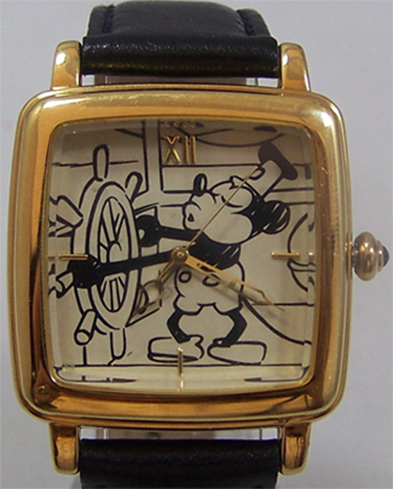 Steamboat Willie Watch Disney Company Mickey Mouse Wristwatch DS 455