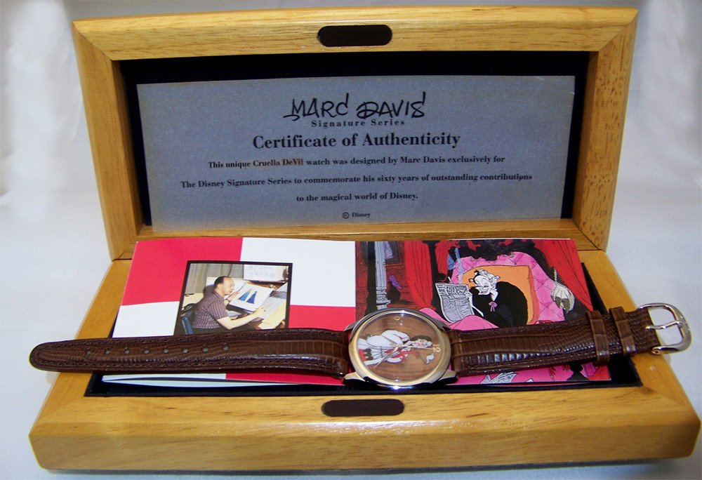 Marc Davis Disney Limited Edition Watch s-l400.jpg main image 2