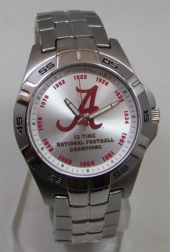 Alabama Crimson Tide Fossil Watch 1st 