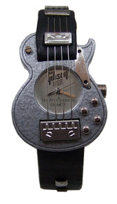 Gibson Guitar Watch Gibson Les Paul Custom Grey Novelty Wristwatch