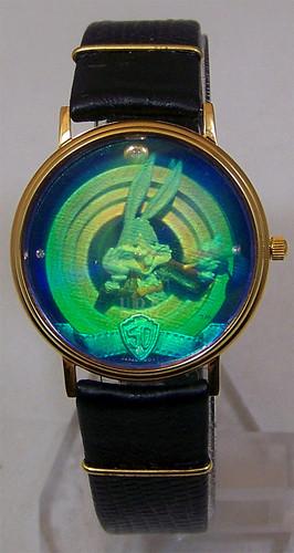 Bugs Bunny Hologram Watch Warner Bros. novelty Lmt. Ed. Wristwatch