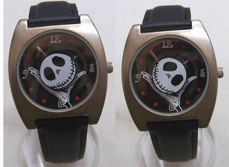 Nightmare Before Christmas Watch Jack Skellington Rotating Head Seiko Nightmare Before Christmas Watch Jack Skellington Rotating Head Seiko