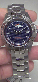 Denver Broncos Fossil Watch MensThree Hand Date Wristwatch NFL1051