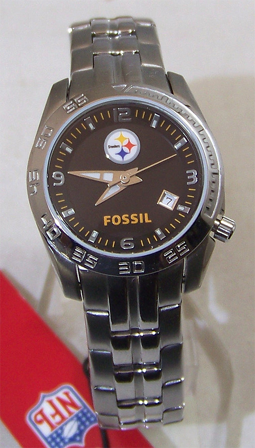 Pittsburgh Steelers Fossil Watch Ladies womens Sports