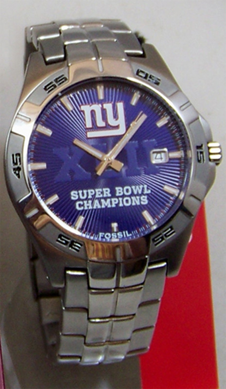NY New York Giants Watch Fossil Super 