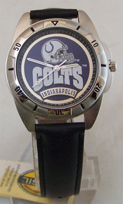 Indianapolis Colts Watch Fossil Mens Vintage 1995 Wristwatch With Tin