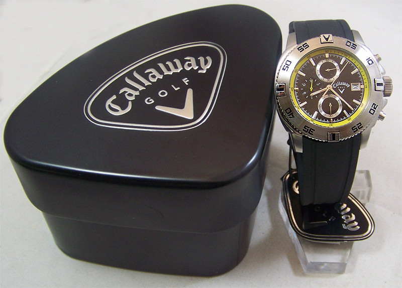 Callaway Golf Watch Mens Chronograph Black Wristwatch With  display picture 1
