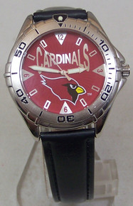 Arizona Cardinals Fossil Watch Mens 1997 Vintage Wristwatch with Tin