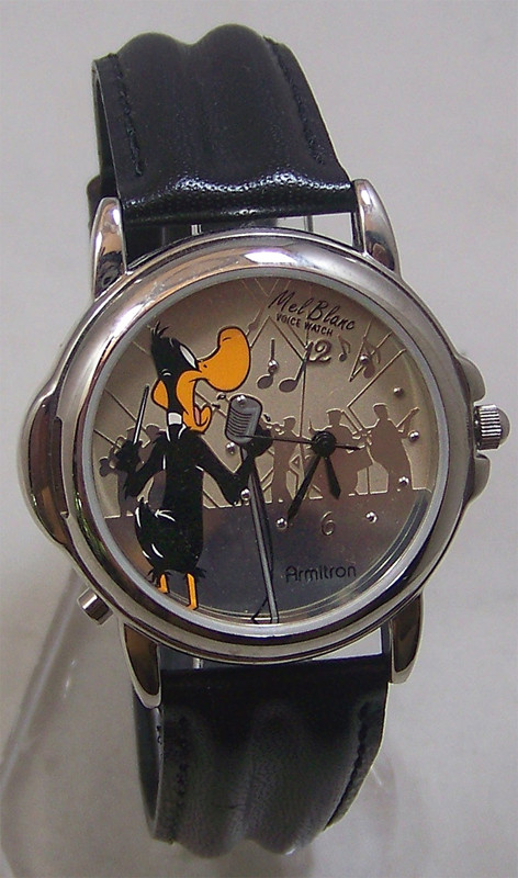 Daffy Duck Watch Mel Blanc Voice Wristwatch Looney Tunes Armitron Daffy Duck Watch Mel Blanc Voice Wristwatch Looney Tunes Armitron