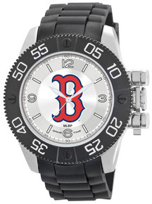 Boston Red SoxWatch Game Time Beast Mens Black Wristwatch B Logo