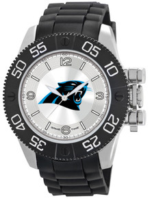 Carolina Panthers Watch Game Time NFL Beast Mens Black Wristwatch New