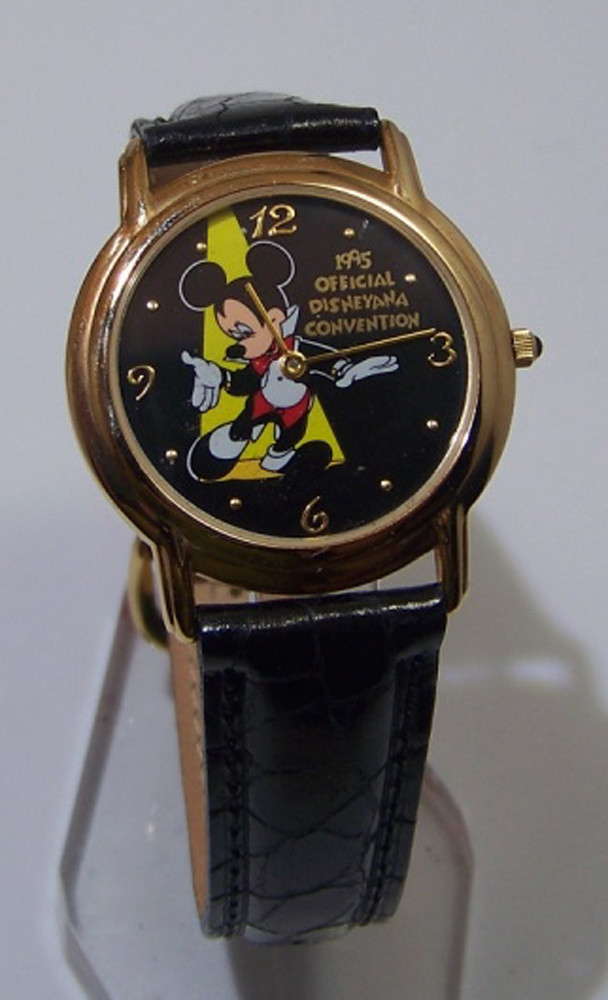 Walt Disney Mickey Mouse Watch 1995 Disneyana Convention Wristwatch