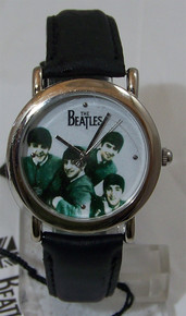 The Beatles I Want to Hold Your Hand Watch Sepia in Wooden Guitar Case