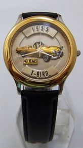 T-Bird Fossil Car Watch Relic 1955 Ford Thunderbird Auto Wristwatch