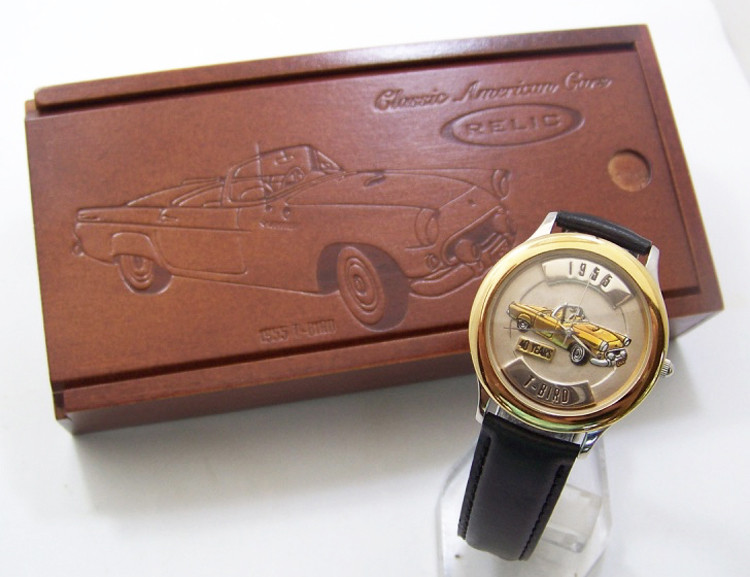 T-Bird Fossil Car Watch Relic 1955 Ford Thunderbird Auto  display picture 1