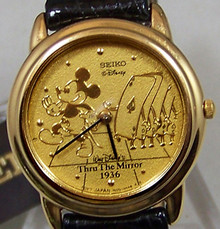 mens seiko mickey mouse watch