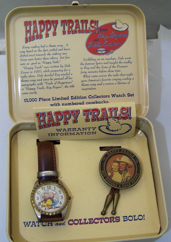 Roy Rogers Dale Evans Fossil Watch set 