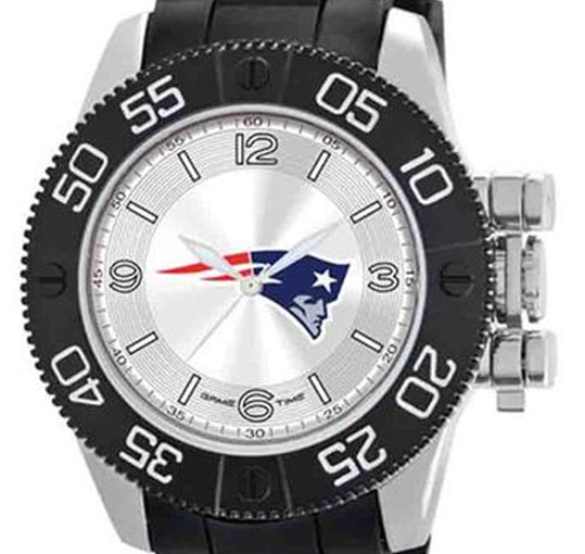 New England Patriots Watch Mens Game Time Beast Wristwatch
