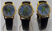 Peter Pan Shadow Watch Disney Animated Shadow Lmt Ed Wristwatch Blue