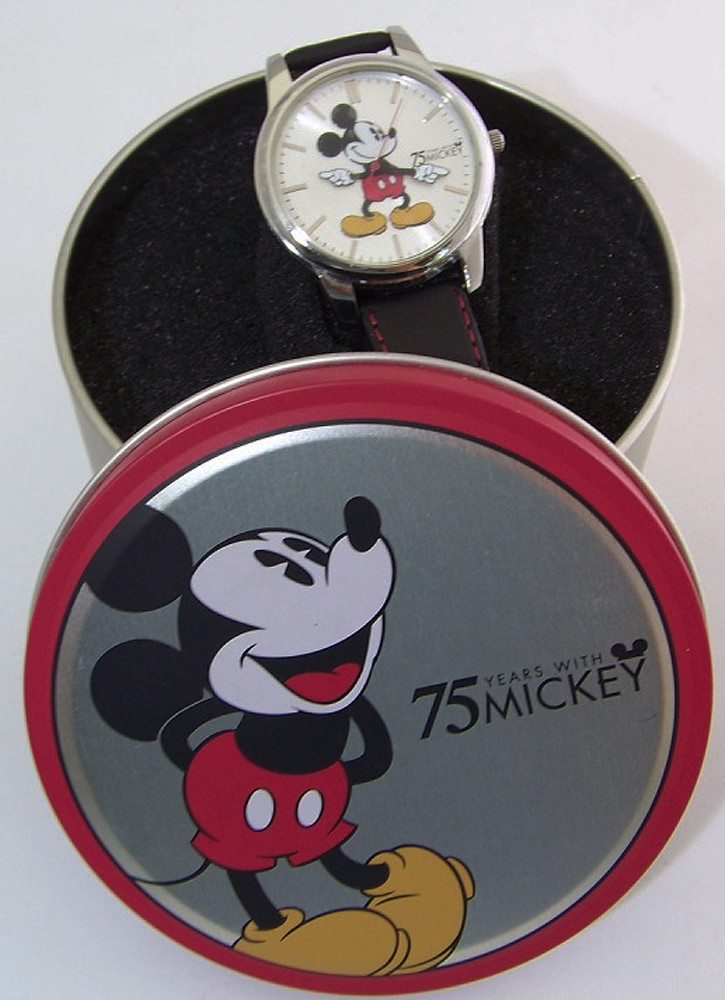 75th Anniversary Mickey Mouse Vintage Comics Watch in Collectable Tin Disney | Accessories | 75th Anniversary Mickey Mouse Vintage  main image 3