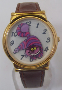 Cheshire Cat Watch Disney Rotating Cat Smile Collectible Wristwatch