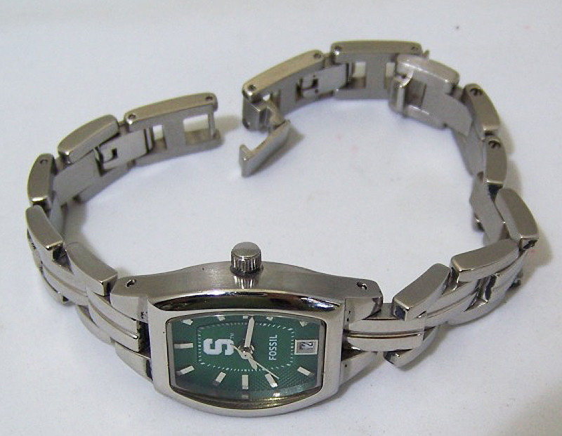Michigan State Fossil Watch Ladies 3 Hand Date Womens  display picture 3