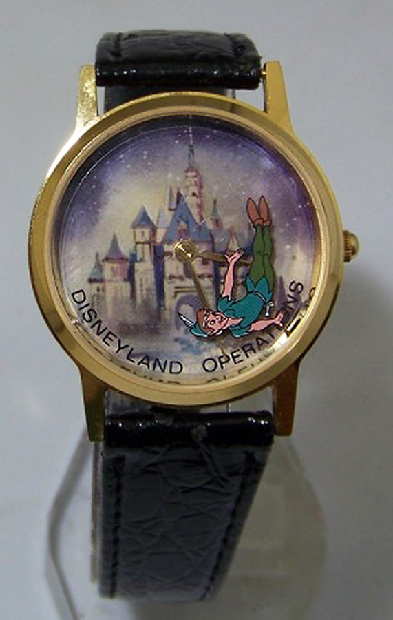 Peter Pan Watch Disney Operations Rotating Animated Wristwatch Vintage