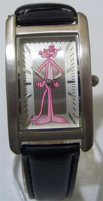 Pink Panther Watch Movie Cartoon Character Fossil Collector Wristwatch