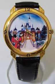 Sorcerer Mickey Watch At Disneyland Castle Cast Exclusive Lmt Ed 750