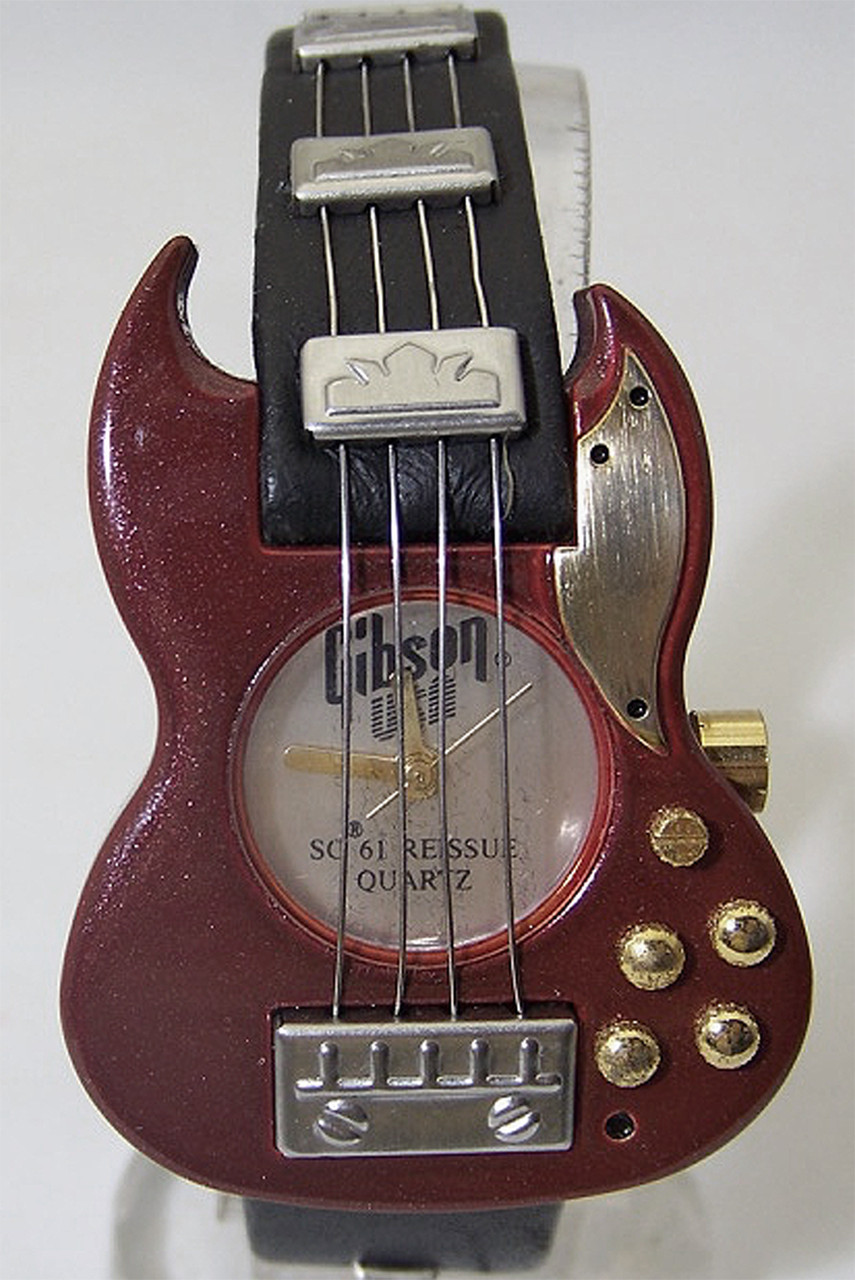 Gibson Guitar Watch Les Paul SG 61 Reissue Red Wristwatch Mens New