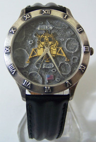 Apollo 11 Lunar Moon Landing Watch Fossil Relic Vintage Wristwatch