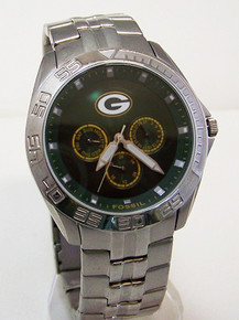 Green Bay Packers Fossil Watch Mens Multifunction wristwatch NFL1169