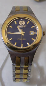 Notre Dame Irish Fossil Ladies Watch Womens Swiss Wristwatch LI2498