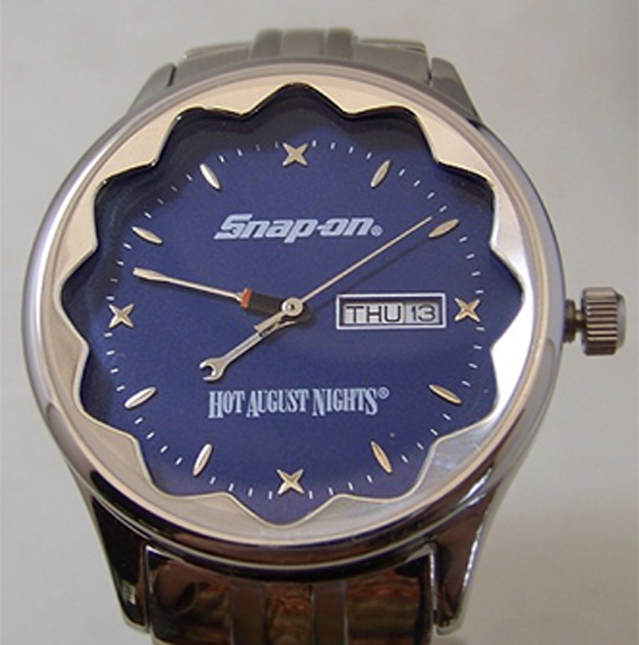 Snap On Tools Socket Watch Hot August Nights Novelty Wristwatch w Tin