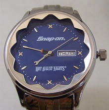 Snap On Tools Socket Watch Hot August Nights Novelty Wristwatch w Tin