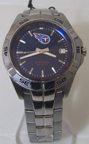 Tennessee Titans Fossil Watch. Mens 3 hand applied wristwatch NFL1111