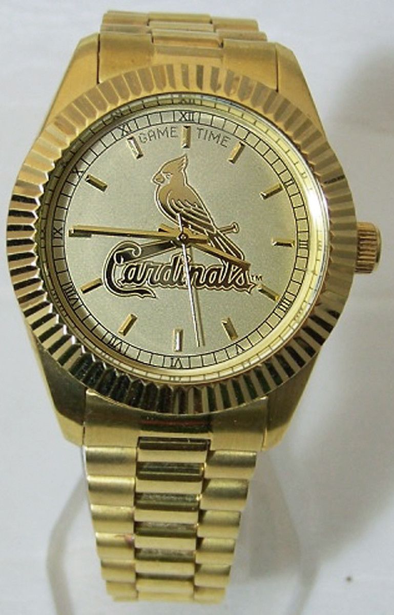 Montre Saint Louis Cardinals Occasion - Bracelet Cuir, Style Sport Rétro