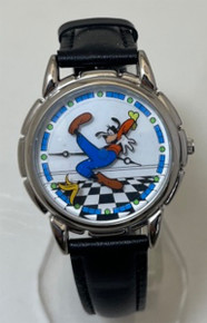 Walt Disney Goofy Watch Goofy Slips on Banana Peel Animated Wristwatch