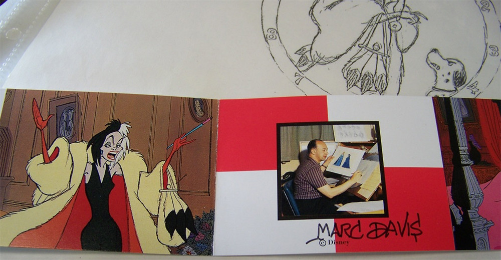 Cruella de Vil Watch Signature Series Marc Davis Signed Bio