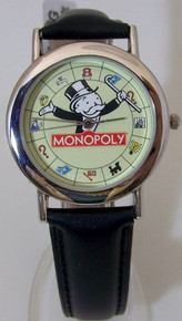 Monopoly Game Watch Hasbro Parker Bros Vintage Collectors Wristwatch