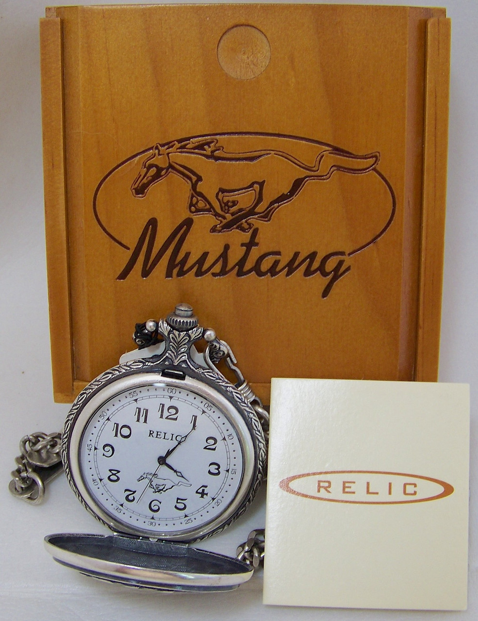 Fossil Ford Mustang Watch with Box Ford Mustang 1964 1/2 Watch. Fossil Relic LE Collectors in  main image 3