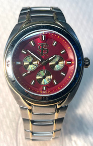 FSU Florida State Fossil Watch Mens SS Wristwatch Multifunction Date