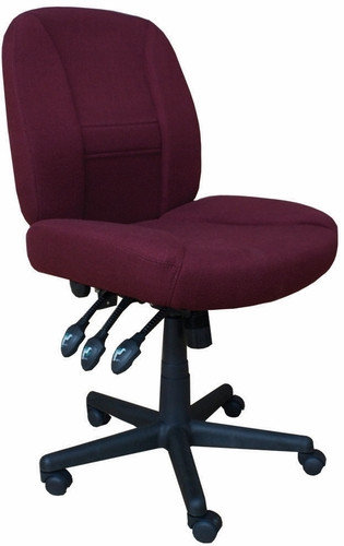 Deluxe 6 Way Adjustable Chair Burgundy