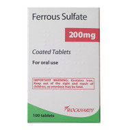 Wockhardt Ferrous Sulfate 200mg Tablets - 100