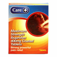 Care Maximum Strength Ibuprofen 400mg Tablets - 24