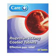 Care Ibuprofen 200mg Coated Tablets - 24