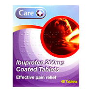 Care Ibuprofen 200mg Coated Tablets - 48