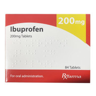 RxFarma 200mg Ibuprofen Tablets - 84
