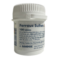 Sandoz 200mg Ferrous Sulfate Tablets - 100