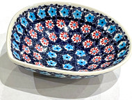 Polish Pottery Teardrop Bowl Sara